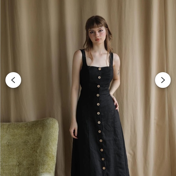 Reformation Dresses & Skirts - 🧵Linen Maxi Dress with Button Accents